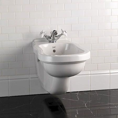 Devon Blues Биде подвесное (55х34.0 см) с 1 отверстиями под смеситель, цвет: белый, артикул IBBID1FSBLUES