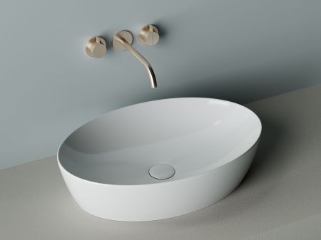 Умывальник чаша накладная овальная Element 610*410*150мм CN5018