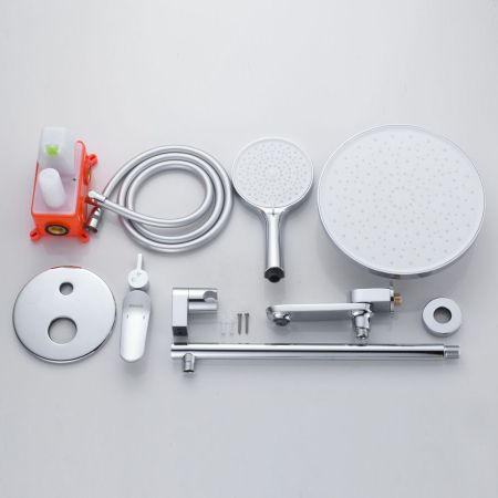 Душевая система встраиваемая Shevanik S4335, хром