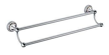 Держатель для полотенец Fixsen Bogema FX-78502 Хром Белый