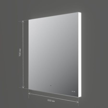 M85MOX10651S X-Joy Зеркало с интерьерной Led подсветкой, ИК-сенсорром, 65 см, артикул M85MOX10651S