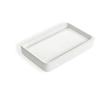 Stil Haus Living, наcтольная керамическая мыльница, цвет белая керамика