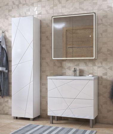 Пенал (45см) VIGO Geometry pn.GEO.45, белый, артикул pn.GEO.45