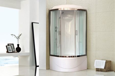 Душевая кабина Royal Bath RB 90BK1-T-CH (прозрачное)