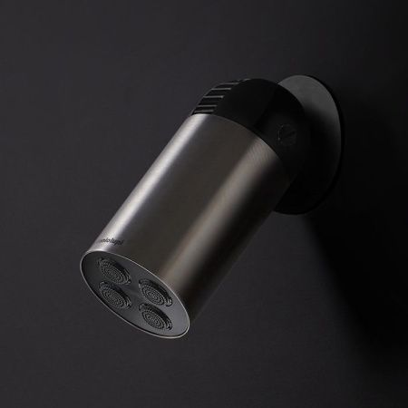 ANTONIO LUPI AZIMUT Верхний душ Ø80 мм., настенный или потолочный, поворотный, матовая нержавеющая сталь