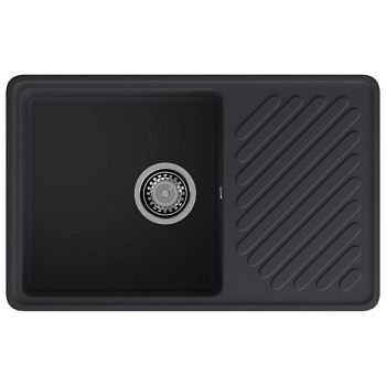 Кухонная мойка GranFest QUARZ 52, черный