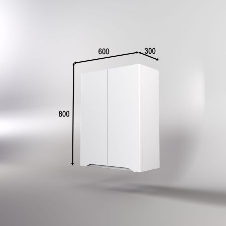 Тумба подвесная "Марелла 60" (2 ящ.) Люкс антискрейтч белый матовый, PLUS Тумба подвесная "Марелла 60" (2 ящ.) Люкс антискрейтч белый матовый, PLUS