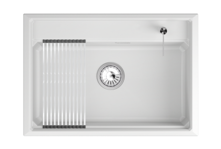 Кухонная мойка GRANULA кварц (7301i, АРКТИК), артикул 7301i, АРКТИК