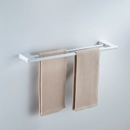 Полотенцедержатель двойной Shevanik SG5727C, белый, артикул SG5727C