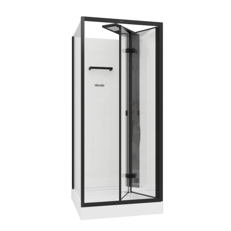 Кабина BELLA901B душевая без крыши Cerutti SPA (90x90x215-225)