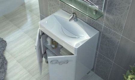 Тумба под раковину Vigo Olivia 70 Белая, артикул Olivia-0-700(Olivia)