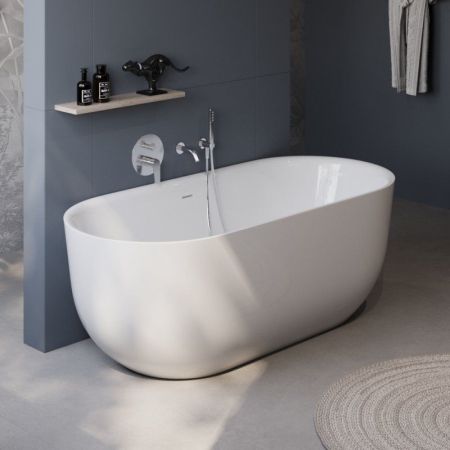 Ванна акриловая отдельностоящая BelBagno BB706, артикул BB706-1800-800