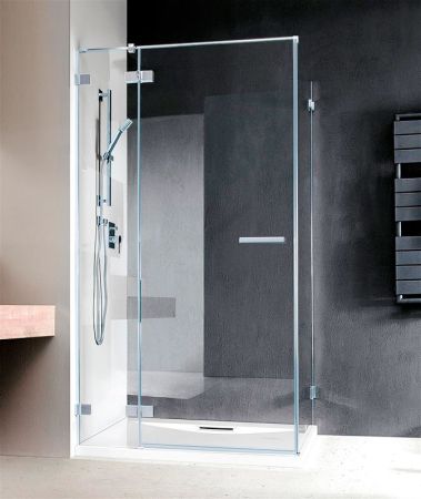 Боковая стенка для душевого уголка Radaway Euphoria S1 80x200 профиль хром, стекло прозрачное, артикул 383051-01