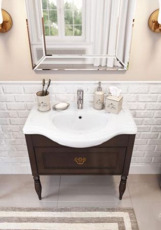 Тумба под раковину Roca America Evolution L 85 ZRU9302959 Дуб темный шоколад