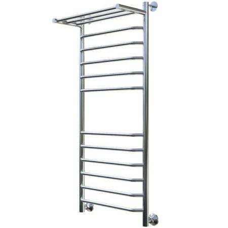 Водяной полотенцесушитель Тругор Браво 2 П НП 120x40 с полкой Хром, артикул Браво2/нп12040П