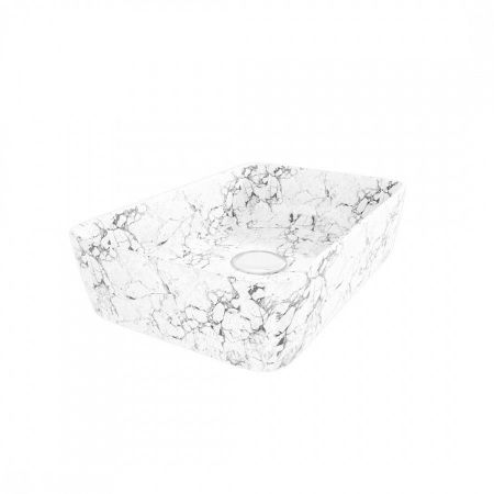 Раковина чаша Maretti UM13NS03-740MR, белый мрамор, артикул UM13NS03-740MR