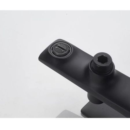 Смеситель для ванны Knotlor KN-71/BL, черный, артикул KN-71/BL