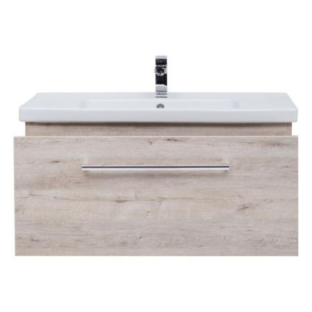 Тумба с раковиной подвесная Dreja Big Inn 80 см, дуб кантри, артикул 77-0204D-com