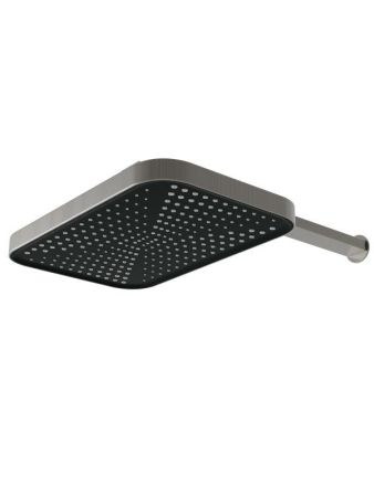 DUE Душевой комплект встраиваемый с изливом (смеситель встраиваемый, верхний душ, ручной душ со шлангом, штуцер с держателем), хром DUE-VDSET-CRM, артикул DUE-VDSET-CRM