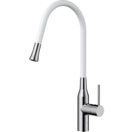 Смеситель для кухни, OMOIKIRI, Yatomi, тип открывания воды-однорычажный, тип регулирования воды-керамический картридж, монтаж-на раковину/столешницу, отверстия для монтажа-1, высота, мм-475, вынос излива, мм-285, тип излива-поворотный, подвижный шланг, ти