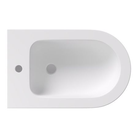 Биде, Alice, Unica, тип установки-подвесной, ширина, мм-350, глубина, мм-550, высота, мм-285, форма чаши-овальная, отверстия для смесителя-1, материал-керамика, вид грязеотталкивающего покрытия-Aliglaze+, крепления в комплекте, без сливного механизма, цве