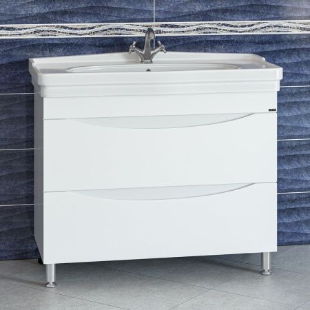 Тумба под раковину СаНта Сатурн 105 700200, напольная  (ум. Модерн 105), артикул 700200