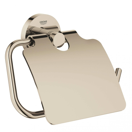 Держатель для туалетной бумаги с крышкой GROHE Essentials, никель глянец (40367BE1), артикул 40367BE1