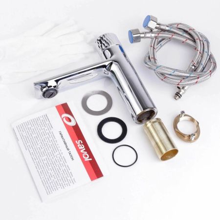 Смеситель для раковины Savol S-601810, хром