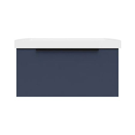 Тумба под раковину подвесная La Fenice SIMPLA FNC-01-SIM-BG-80, синяя, артикул FNC-01-SIM-BG-80