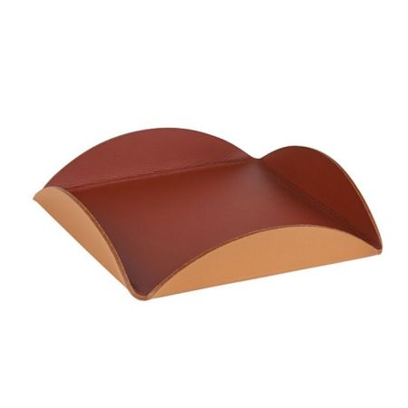 Colombo Adj Подставка для сервировки настольная, 25x25 см, цвет: бордо/коньяк, артикул BADJ0018-3009