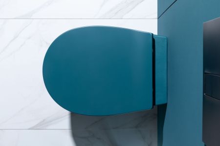 Чаша подвесного унитаза Allen Brau Fantasy 4.11004.PT петроль, артикул 4.11004.PT