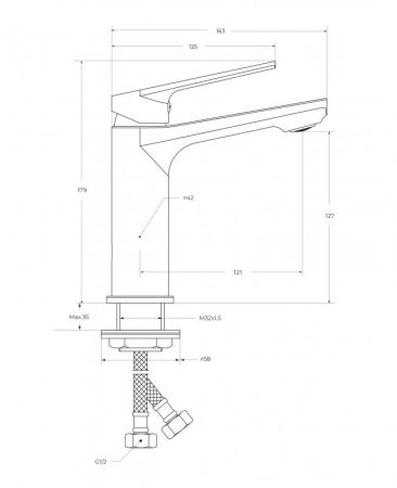 COMFORT Комплект смесителей для ванной - смеситель для ванны и смеситель для раковины, артикул COMFORT-VD/LS-01