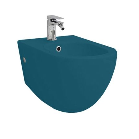 Artceram FILE 2.0 Биде подвесное 36х52 см, 1 отверстие, цвет verde petrolio, артикул FLB001 42 00