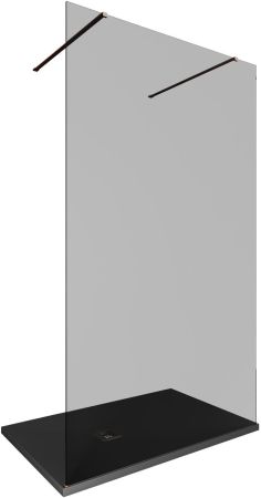 Душевая перегородка Allen Brau Infinity 2 120 3.21048.60.T медь браш, артикул 3.21048.60.T