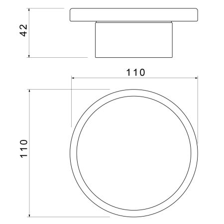 Мыльница настольная Timo Saona 13221/03 черный, артикул 13221/03