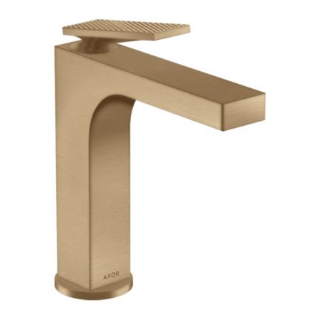 AX Citterio Смеситель для раковины 160, нез.слив,тек, цвет шлифованная бронза, артикул 39081140