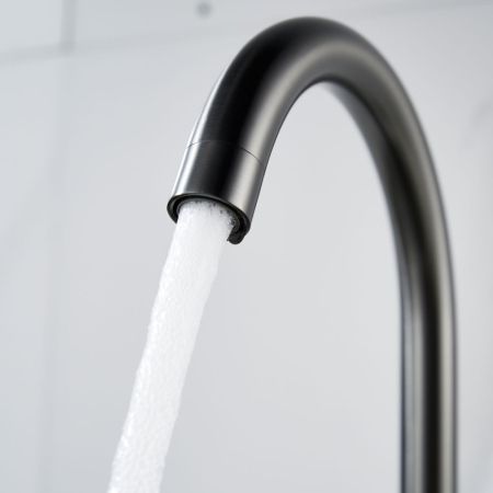 Смеситель для кухни Shevanik S5053T, оружейная сталь, артикул S5053T