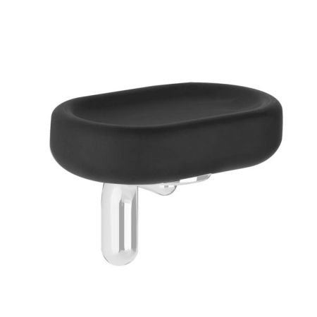 Gessi Goccia Мыльница подвесная, цвет: белый/черный, артикул 38002#079