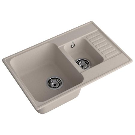 Кухонная мойка GranFest QUARZ 21К, песочный, артикул 21К песочный