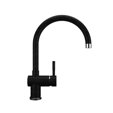 Смеситель для кухни Ulgran U-021-308, черный, артикул U-021-308