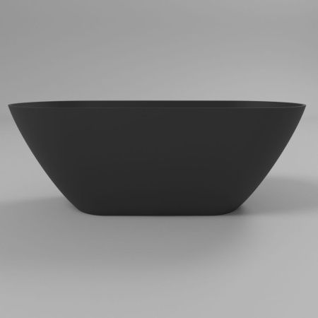 Ванна WHITECROSS Coral X 170x77 (черный мат) иск. камень