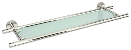 Полка, Сунержа, КАНЬОН, ширина, мм-600, глубина, мм-173, высота, мм-50, тип установки-настенный, материал-нержавеющая сталь/стекло, крепления в комплекте, цвет-золото, артикул 03-3003-0600