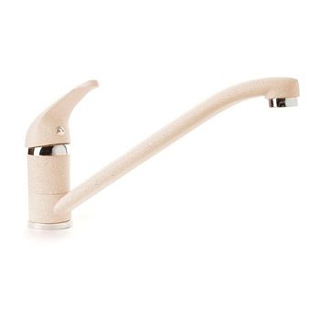 Смеситель для кухни GranFest 1023, бежевый