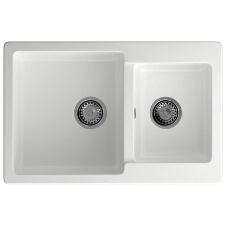 Кухонная мойка GranFest PRACTIK 780K, иней, артикул P-780K иней