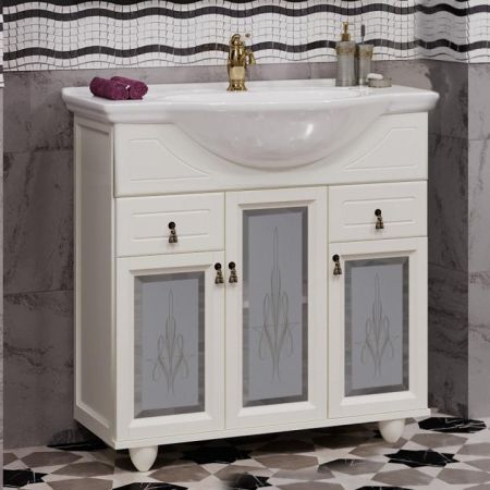 Зеркало Тибет 75 Opadiris Слоновая кость, артикул 