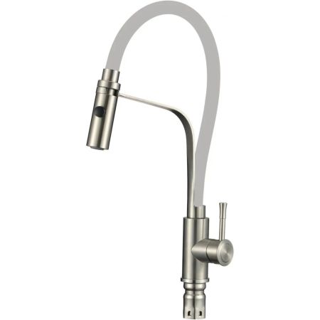 Смеситель для кухни с гибким изливом Savol S-SUS6012-04, сатин, артикул S-SUS6012-04