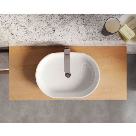 Раковина RAVAK MOON XJN01300002 (накладная, (56*40), белый), шт, артикул XJN01300002