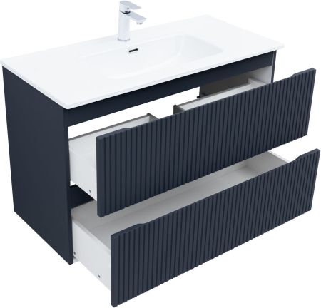 Тумба под раковину Aquanet Джейн (Flat) 100 маренго, артикул 00335431