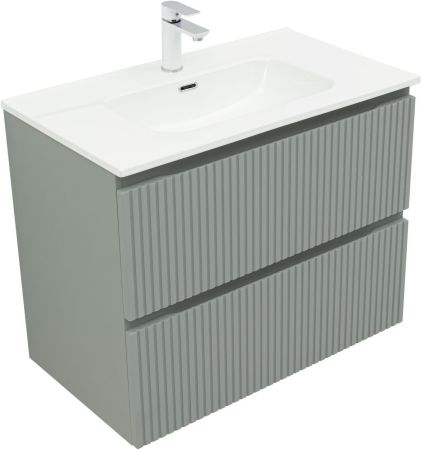 Тумба под раковину Aquanet Джейн (Flat) 80 мисти грин, артикул 00335434