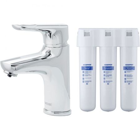 Смеситель для раковины Swedbe Venado Plus 1615K с фильтром Хром, артикул 1615K